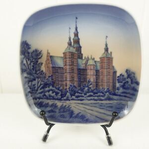 Royal Copenhagen Denmark Rosenborg Castle Trinket Dish 5"x5"